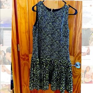 Loft 6P leopard dress